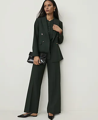 Ann Taylor The Wide-Leg Pant in Seasonless Stretch sold by Ann Taylor