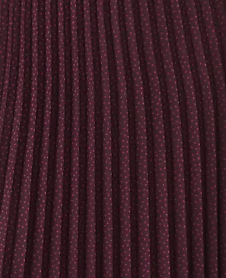 Ann Taylor Dotted Sleeveless Pleated Midi Dress sold by Ann Taylor product image thumbnail 3