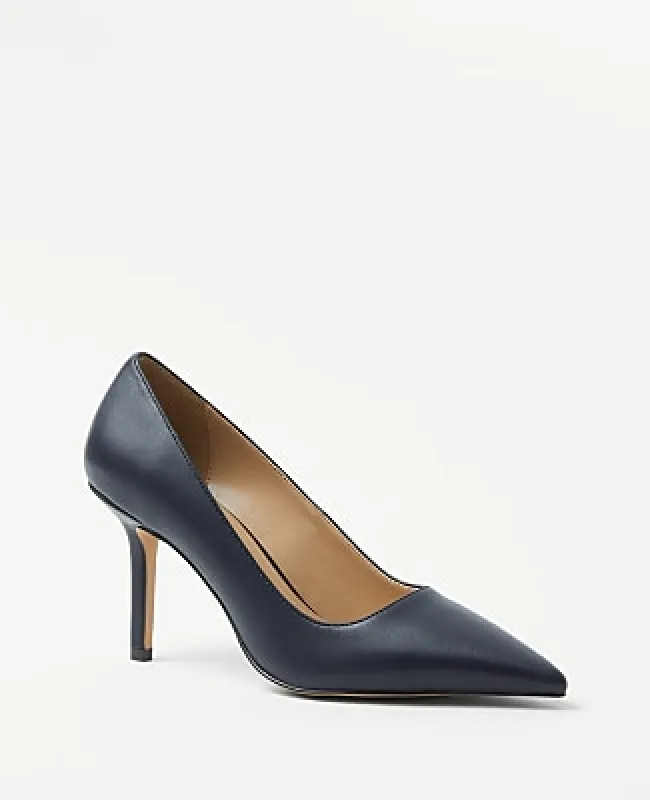 Ann Taylor Mae Leather Pump made by Ann Taylor