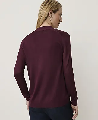 Ann Taylor Petite Essential Open Cardigan sold by Ann Taylor product image thumbnail 2