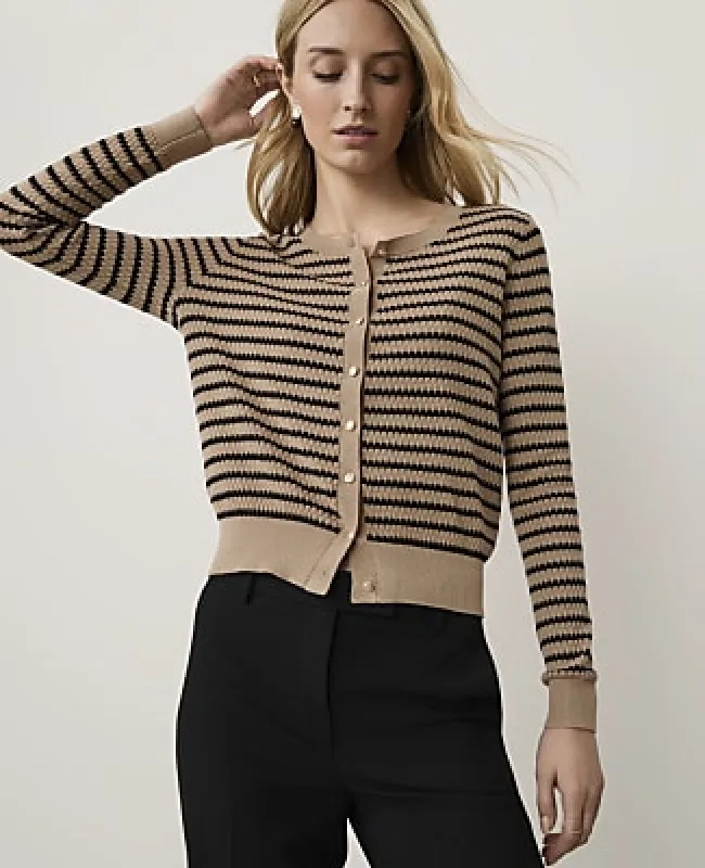 Ann Taylor The Striped Ann Cardigan made by Ann Taylor