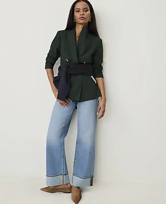 Ann Taylor The Petite Tailored Blazer in Seasonless Stretch sold by Ann Taylor product image thumbnail 3