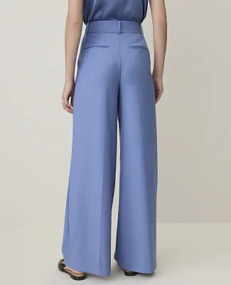 Ann Taylor The Petite Pleated Wide-Leg Pant sold by Ann Taylor product image thumbnail 3