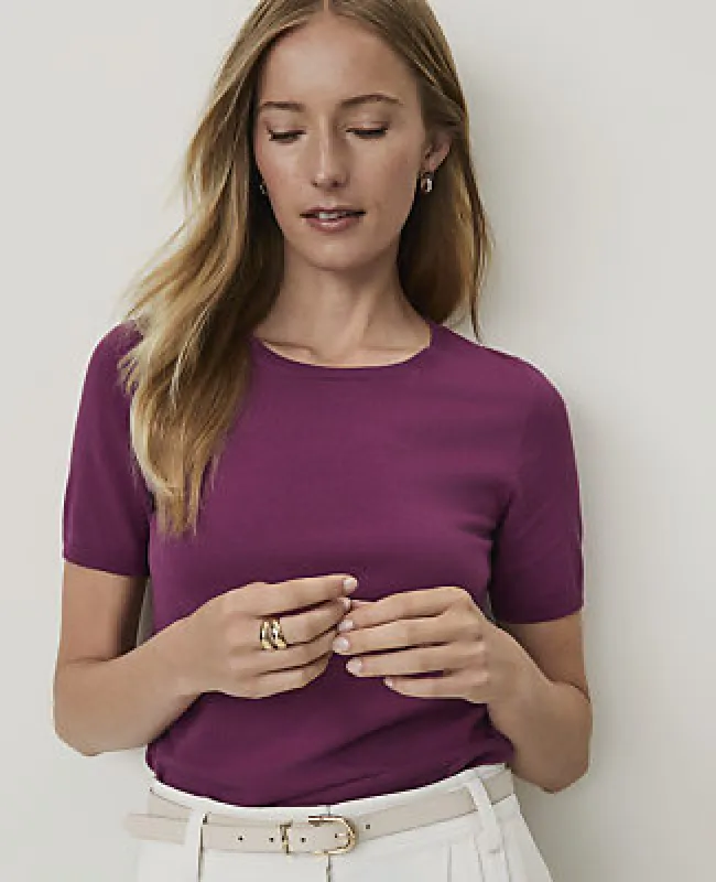 Ann Taylor Easy Sweater Tee made by Ann Taylor