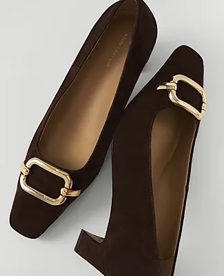 Ann Taylor Suede Buckle Pump sold by Ann Taylor product image thumbnail 2