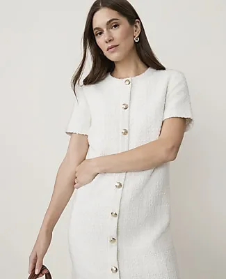 Ann Taylor Tweed Shift Dress sold by Ann Taylor product image thumbnail 3