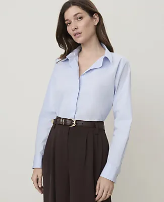 Ann Taylor Modern Shirt in Poplin sold by Ann Taylor