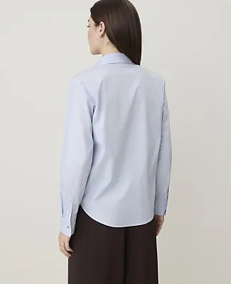 Ann Taylor Modern Shirt in Poplin sold by Ann Taylor product image thumbnail 2