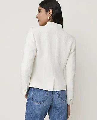Ann Taylor The Single Button Collarless Blazer sold by Ann Taylor product image thumbnail 2