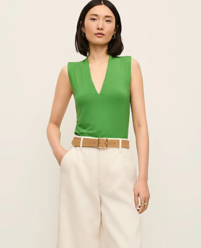 Ann Taylor V-Neck Tank made by Ann Taylor