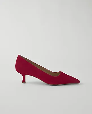 Ann Taylor Suede Nip Toe Pump sold by Ann Taylor