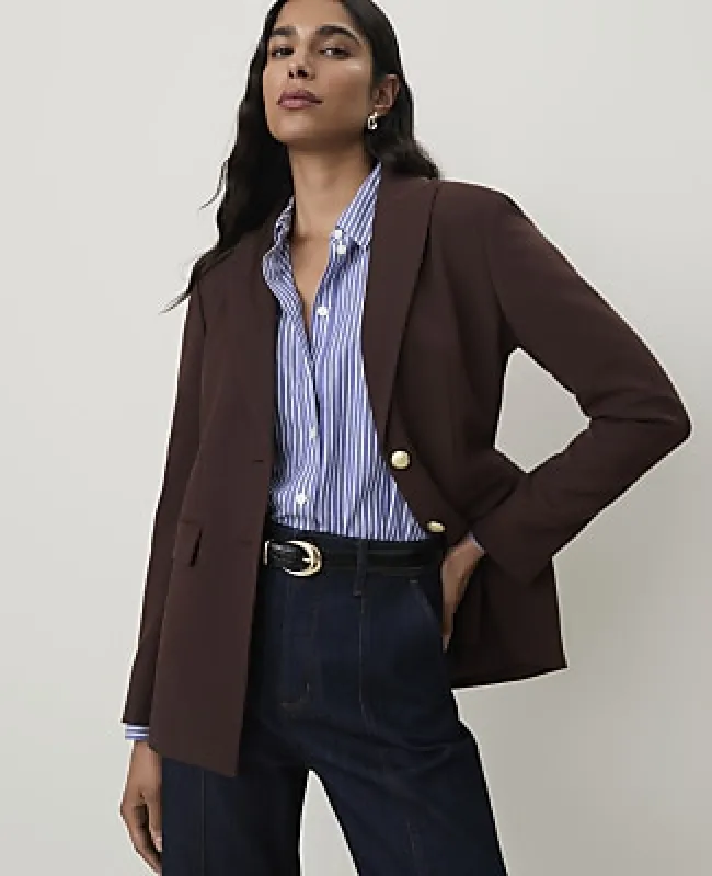 Ann Taylor The Fitted Long Blazer made by Ann Taylor