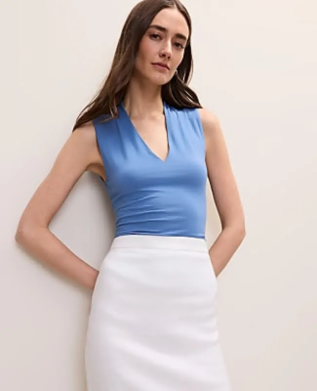 Ann Taylor V-Neck Tank made by Ann Taylor