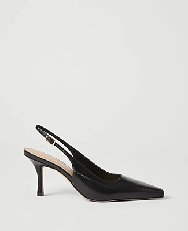 Ann Taylor Textured Slingback Pump made by Ann Taylor