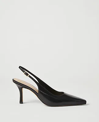 Ann Taylor Textured Slingback Pump sold by Ann Taylor