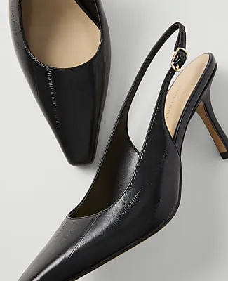 Ann Taylor Textured Slingback Pump sold by Ann Taylor product image thumbnail 2