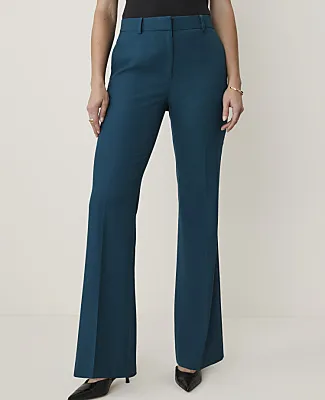Ann Taylor The Petite Flare Trouser in Classic Canvas sold by Ann Taylor product image thumbnail 2
