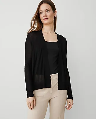 Ann Taylor Petite Essential Open Cardigan sold by Ann Taylor