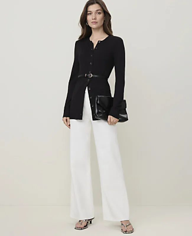 Ann Taylor Petite Wide-Leg Jean made by Ann Taylor
