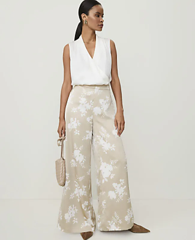 Ann Taylor The Floral Statement Palazzo Pant made by Ann Taylor