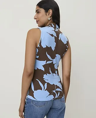 Ann Taylor Floral V-Neck Tank sold by Ann Taylor product image thumbnail 2
