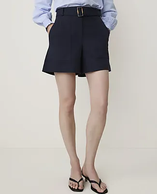 Ann Taylor Petite Weekend Belted Short sold by Ann Taylor product image thumbnail 2