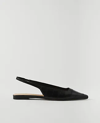 Ann Taylor Leather Slingback Flat sold by Ann Taylor