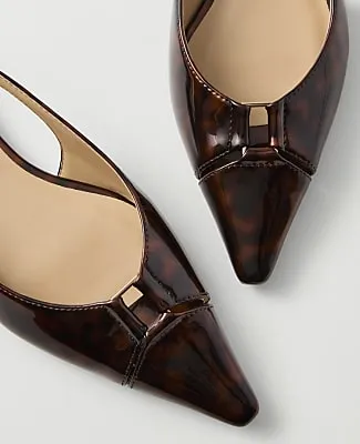 Ann Taylor Hardware Cutout Slingback Flat sold by Ann Taylor product image thumbnail 2