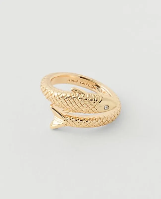 Ann Taylor Sardine Wrap Ring made by Ann Taylor
