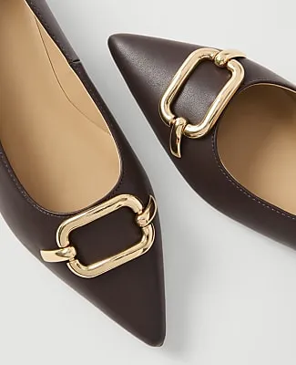 Ann Taylor Leather Buckle Flat sold by Ann Taylor product image thumbnail 2