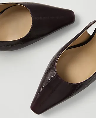 Ann Taylor Textured Slingback Pump sold by Ann Taylor product image thumbnail 2