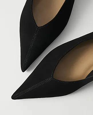 Ann Taylor Suede Ballet Flat sold by Ann Taylor product image thumbnail 2