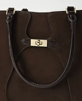 Ann Taylor Suede Buckle Tote sold by Ann Taylor product image thumbnail 2