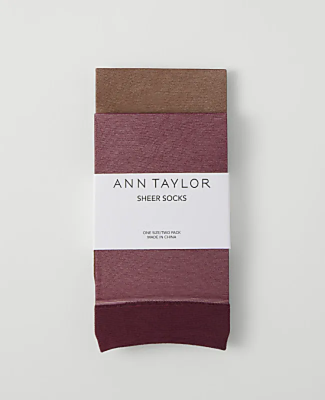 Ann Taylor Mesh Ankle Sock Set made by Ann Taylor