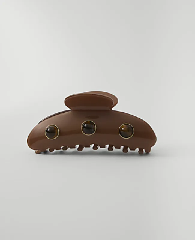 Ann Taylor Weekend Stone Claw Clip made by Ann Taylor