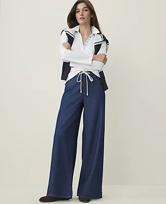 Ann Taylor Weekend Palazzo Jean sold by Ann Taylor