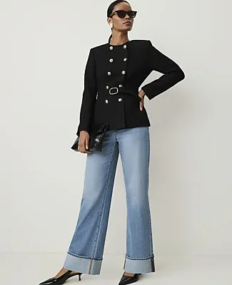 Ann Taylor Petite Belted Jacket in Tweed sold by Ann Taylor product image thumbnail 3