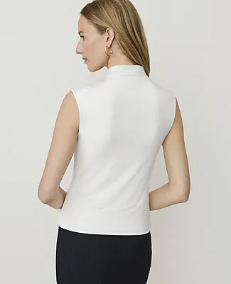 Ann Taylor Petite Draped Cowl Neck Top sold by Ann Taylor product image thumbnail 2