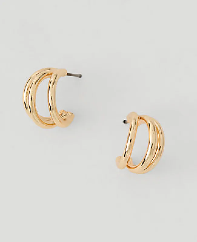 Ann Taylor Double Hoop Earrings made by Ann Taylor