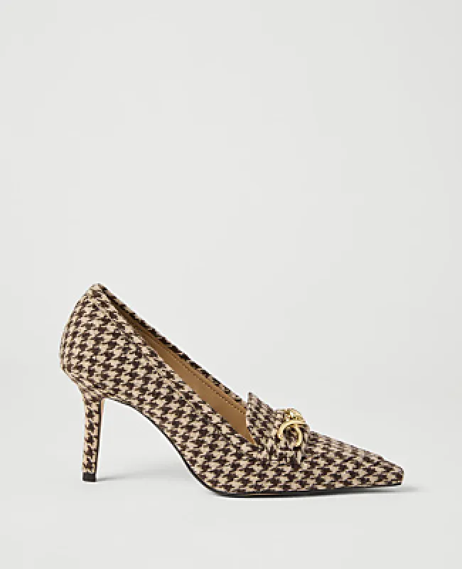 Ann Taylor Chain Embellished Pump made by Ann Taylor