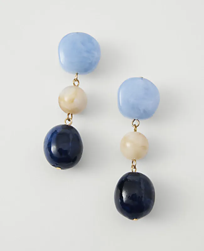 Ann Taylor Triple Stone Drop Earrings made by Ann Taylor