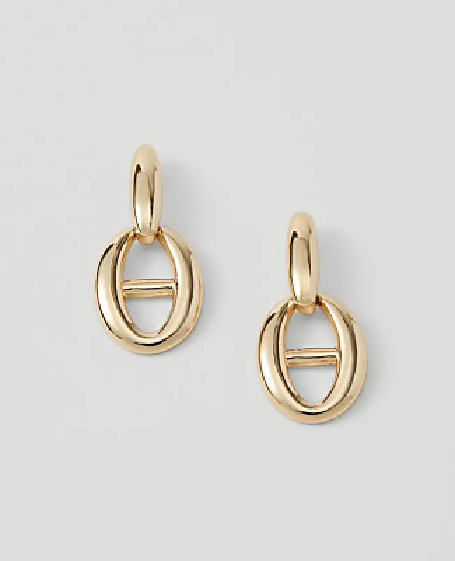 Ann Taylor Double Oval Drop Earrings made by Ann Taylor
