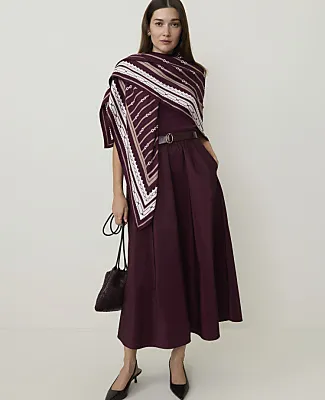 Ann Taylor Geo Print Square Scarf sold by Ann Taylor