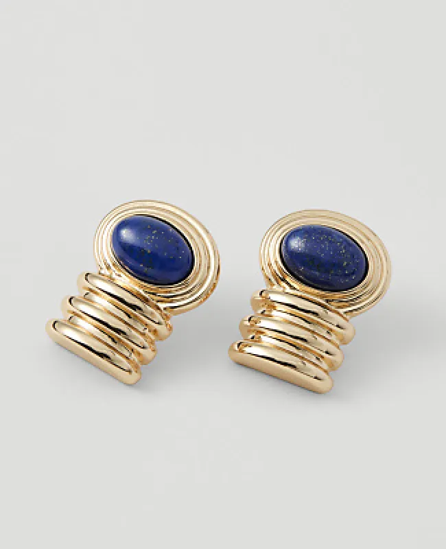 Ann Taylor Lapis Drop Earrings made by Ann Taylor