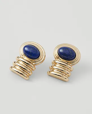 Ann Taylor Lapis Drop Earrings sold by Ann Taylor