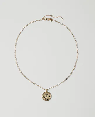 Ann Taylor Textured Pendant Necklace sold by Ann Taylor