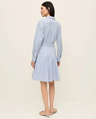 Ann Taylor Petite Striped Shirtdress sold by Ann Taylor product image thumbnail 2