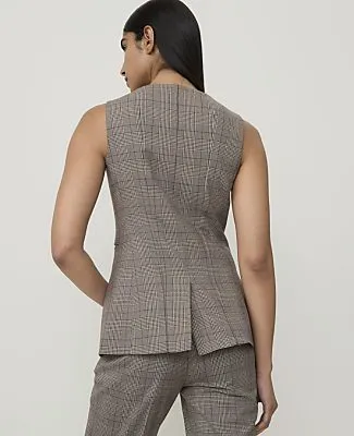 Ann Taylor The Plaid Boatneck Vest sold by Ann Taylor product image thumbnail 2