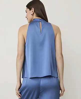 Ann Taylor Satin Cowl Neck Halter Top sold by Ann Taylor product image thumbnail 2