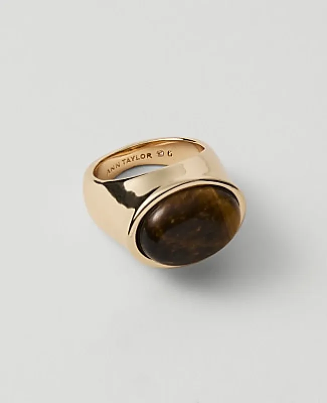 Ann Taylor Oval Topaz Ring made by Ann Taylor